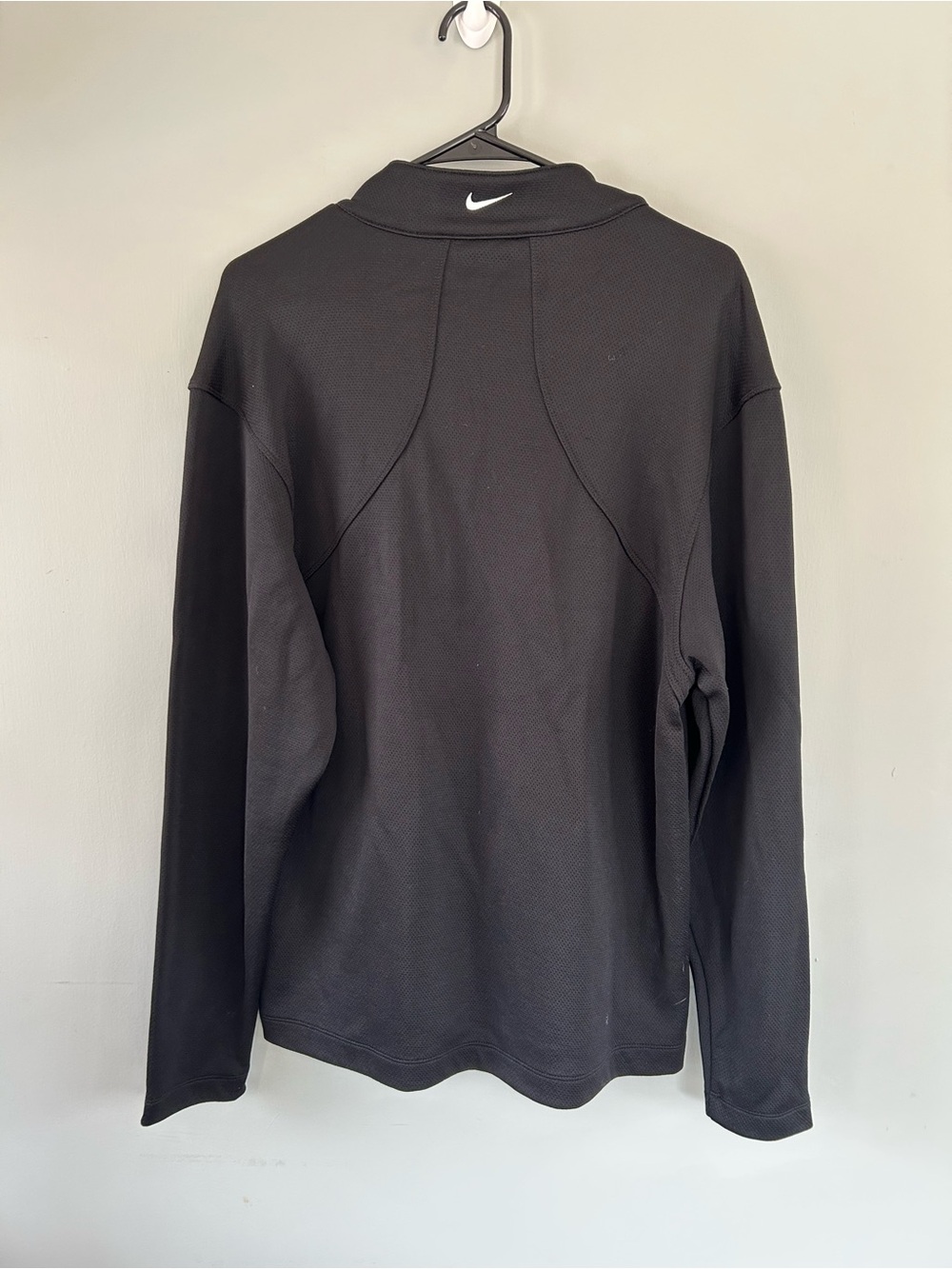 Nike Men’s Black Half-Zip Dry Fit Pullover - Picture 3 of 3